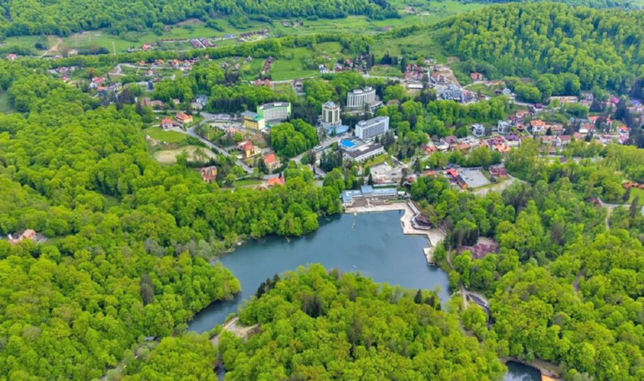 Landscape,Of,The,Sovata,Resort,-,Romania,Seen,From,Above