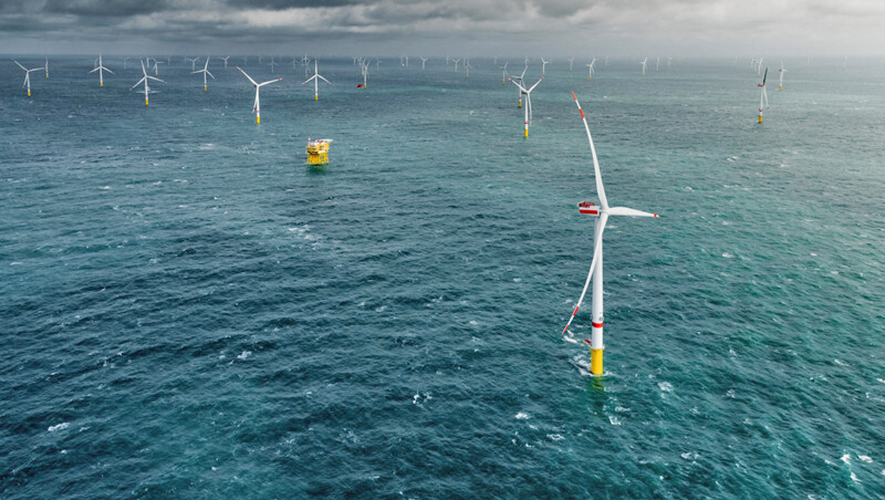 2019 MHI Vestas - Aerial - Deutsche Offshore Wind Farm