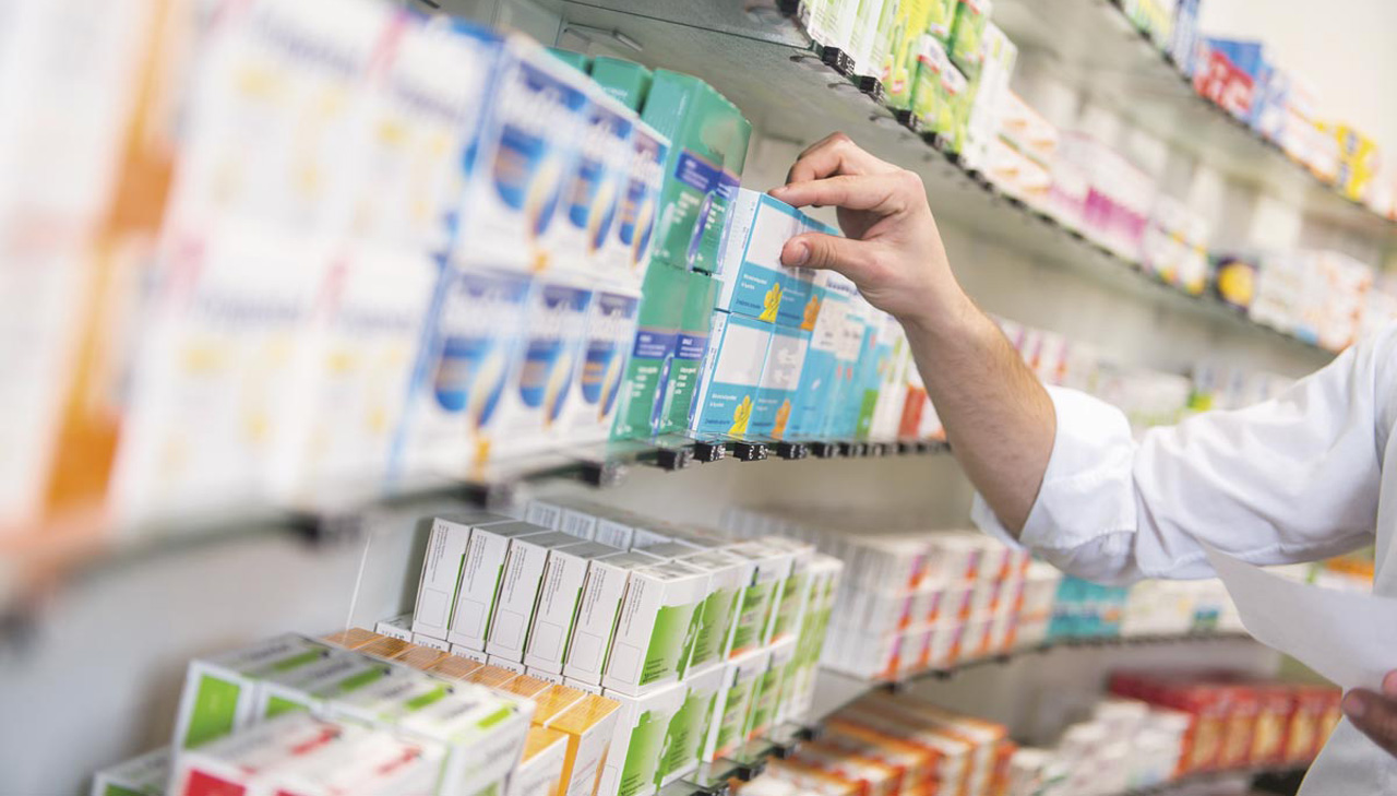 Medikamente in einer Apotheke