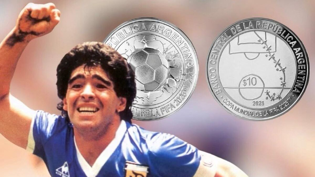 moneda-banco-central-homenaje-maradon