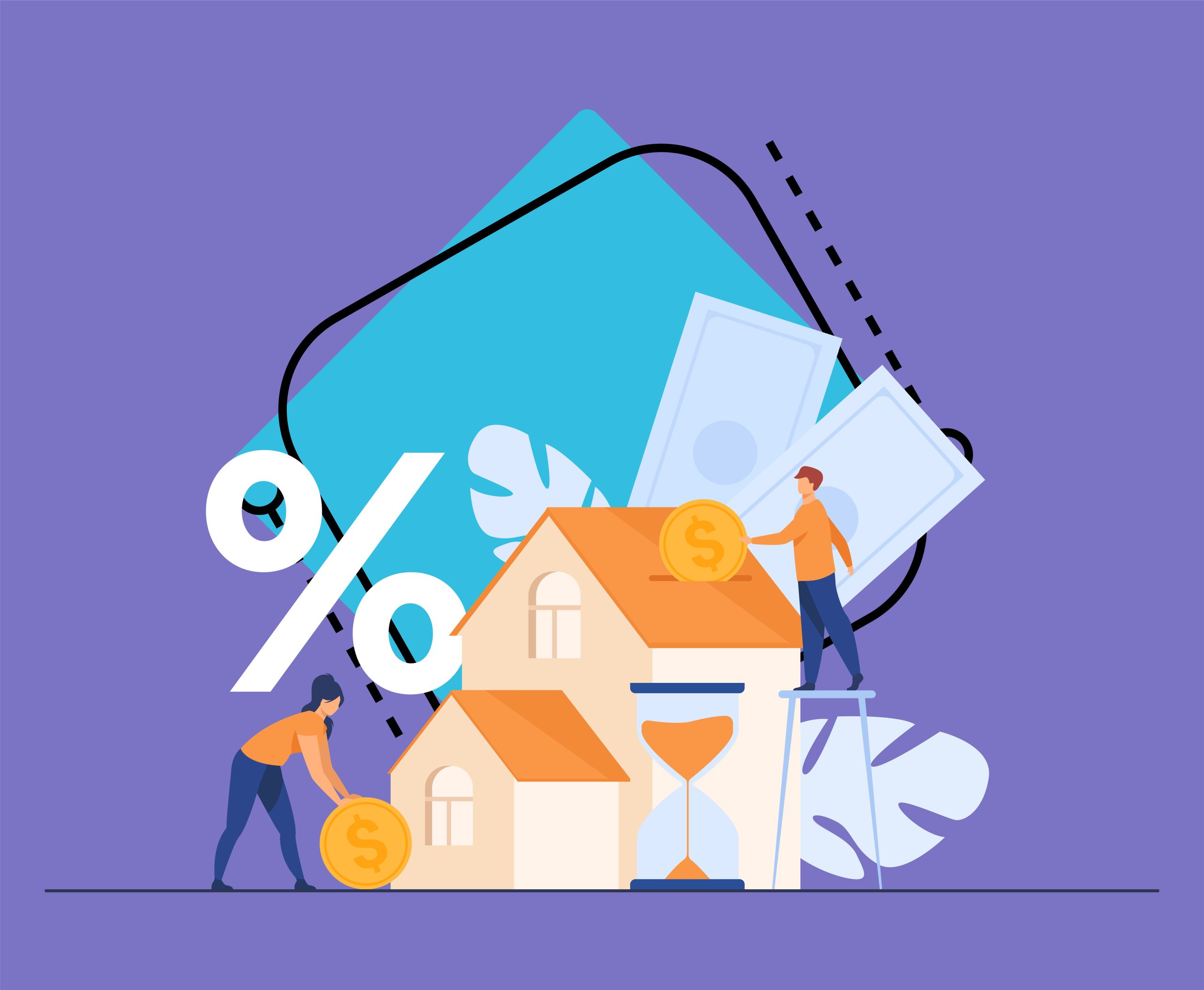 Tiny people buying house in debt