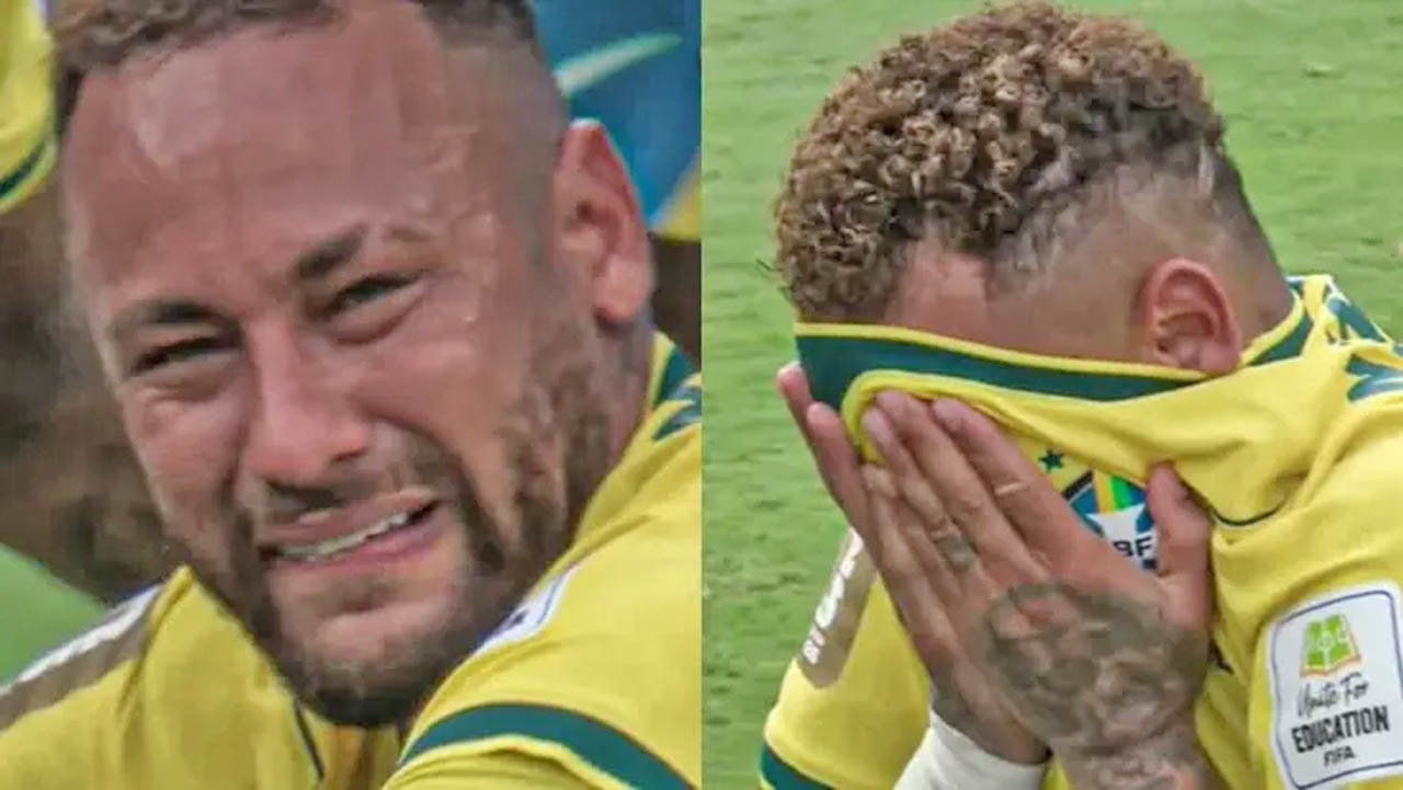 neymar tears